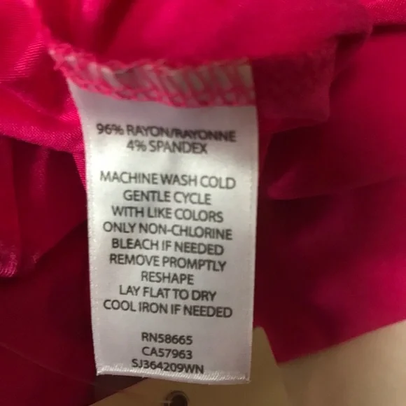 SEJOUR V Neck Strappy Short Sleeve Tunic Top 3X - Picture 9 of 9